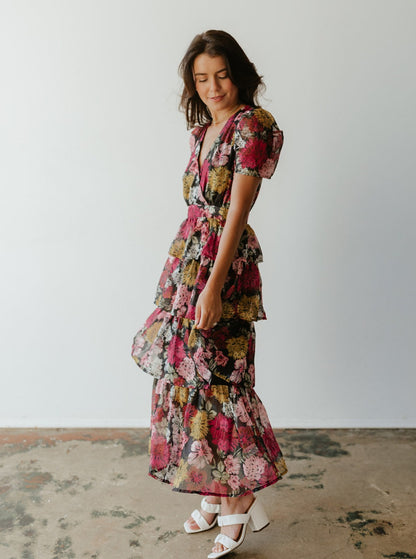 The Eliza Tiered Midi Dress