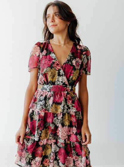 The Eliza Tiered Midi Dress